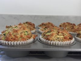 courgette and cheese muffins