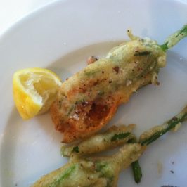 crunchy courgette flower